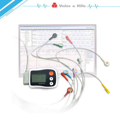 Medical LED 3 Channel Holter ECG Recorder With Analysis Procedure 75 * 55 * 16 mm