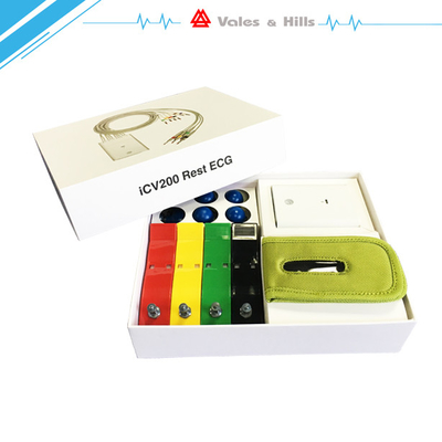 Resting Type Standard 12 Channel IPad ECG Machine With Standard Accessories