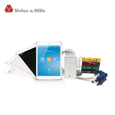 IOS Wireless Connection Mobile ECG Machine With Bluetooth 4.0 Technology