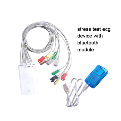 Bluetooth Stress Electrocardiogram Test equipment with treadmill and ergometers iCV1200